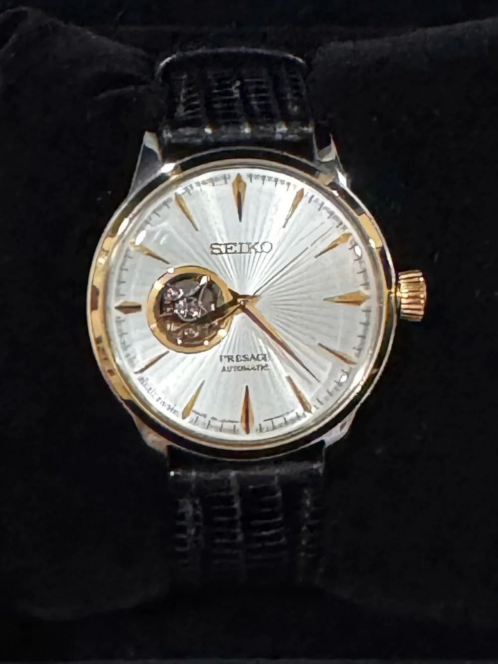 Seiko Presage Open Heart “cocktail time” 50m Automatic Watch